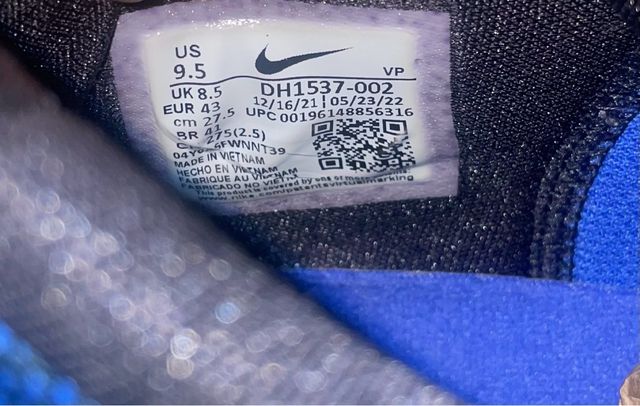 Nike Cosmic Unity numero 43.