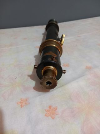 Catalejo lenteojo antiguo de latón