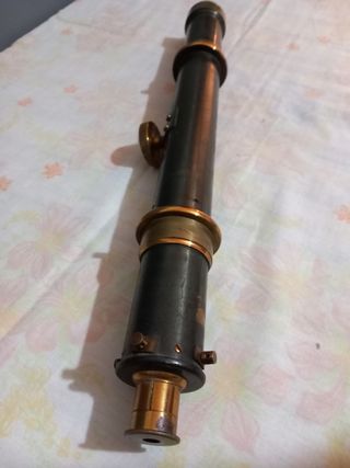 Catalejo lenteojo antiguo de latón