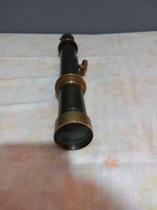 Catalejo lenteojo antiguo de latón
