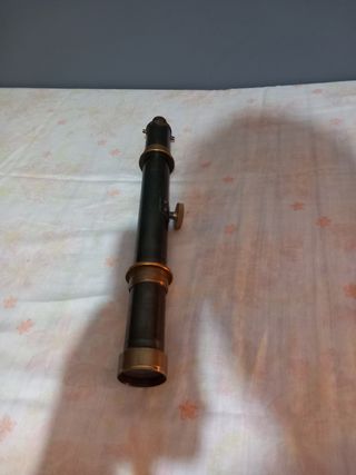 Catalejo lenteojo antiguo de latón