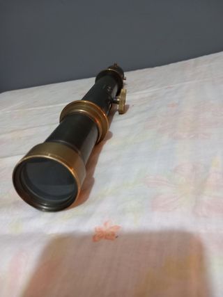Catalejo lenteojo antiguo de latón