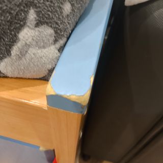 Cama nido con 6 cajones - azul y marrón