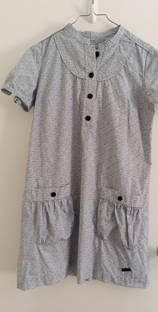 Vestido Thomas Burberrys blanco y negro