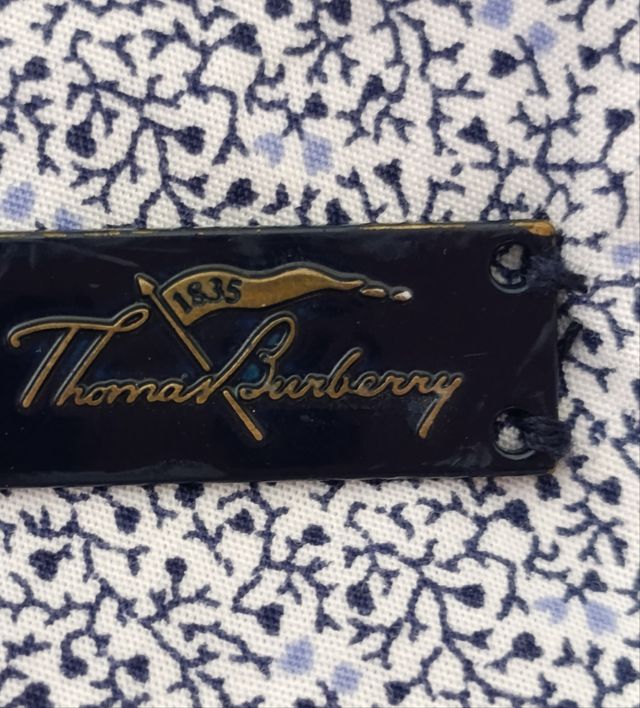 Vestido Thomas Burberrys blanco y negro