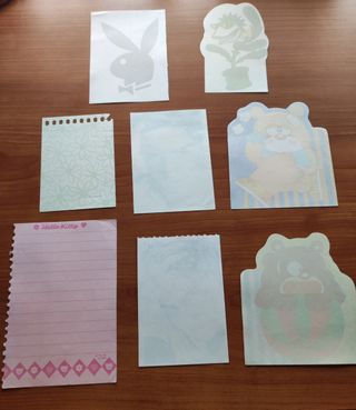 Lote de cartas perfumadas