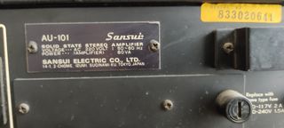 Thorens TD 165 + Amplificador Sansui + Altavoces W