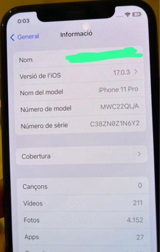 iPhone 11 Pro 64GB Negro