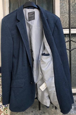 Chaqueta azul marina de caballero Pull&Bear