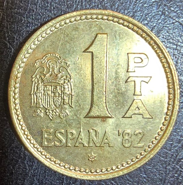 monete 1 PTA Spagna 1980-82