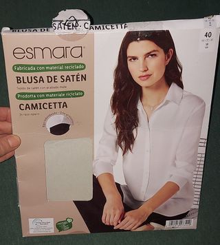 Blusa de satén 
