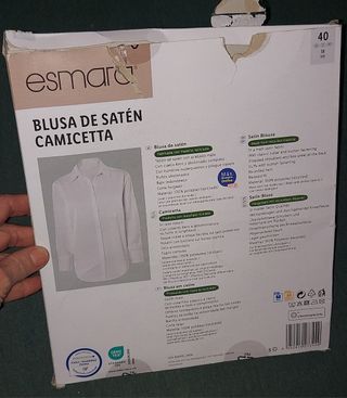 Blusa de satén 