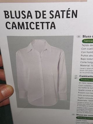 Blusa de satén 