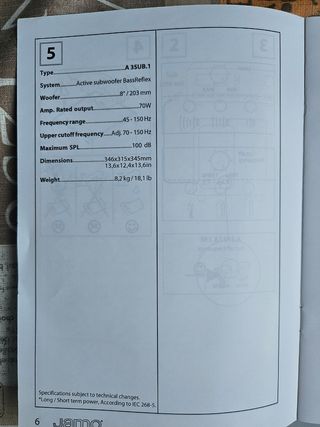 Home Cinema Jamo 5.1 - Negro