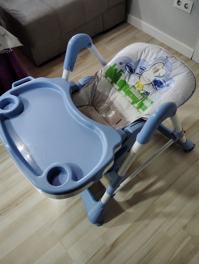 Trona bebé infantil plegable