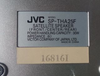 Columnas sonido JVC SP-THS33F y SP-THA25F