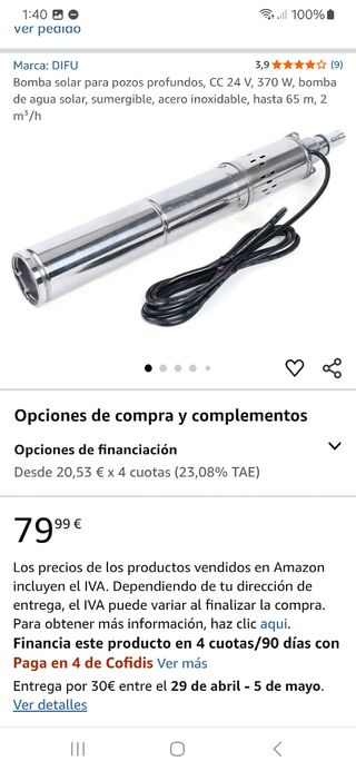 Bomba solar
