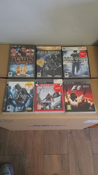 Juegos PC y PS3
El de piratas a estrenar
