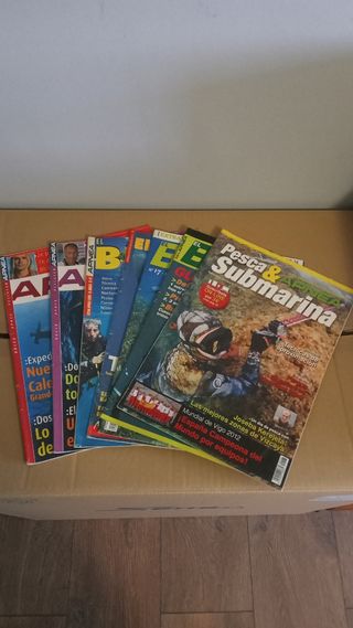 Revistas de pesca submarina y buceo