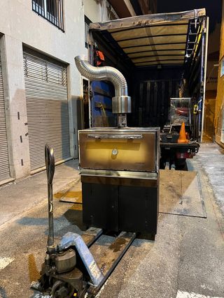 Horno leña carbón josper industrial bar 