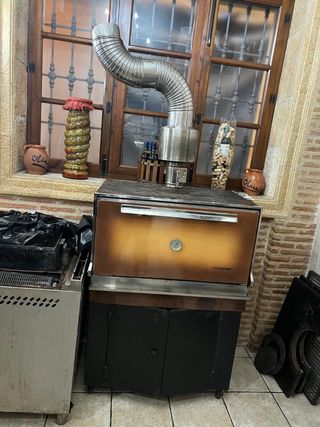 Horno leña carbón josper industrial bar 