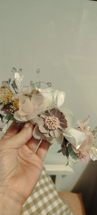 Tocado comunión niña 