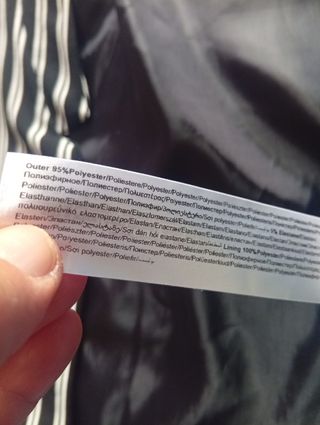 Blazer a righe bianco-nero