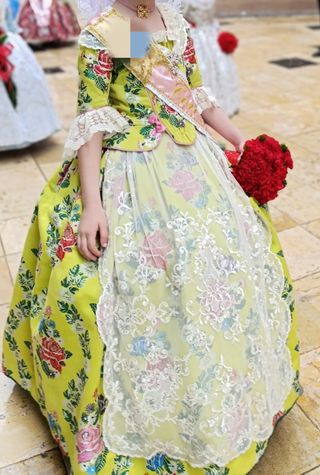 Traje fallera 5-8 años 
