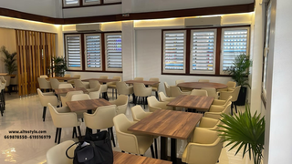 SILLAS MESAS BANCADAS TAPIZADAS PARA RESTAURANTES.