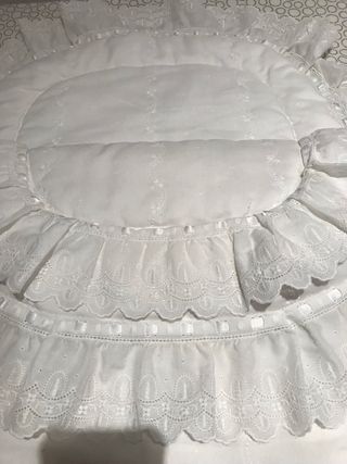 Saco capazo bebé - blanco