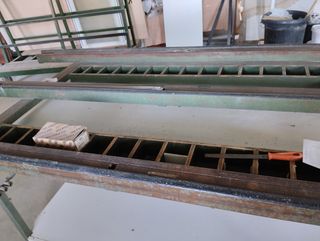 Mesa de trabajo de hierro