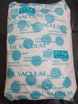 SACO PASTILLAS SAL 25 kg.