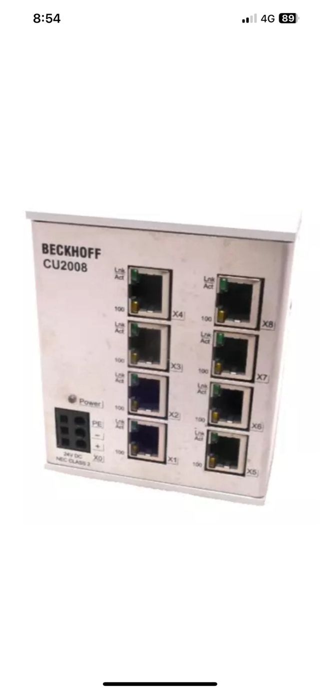 Conmutador Ethernet Beckhoff | CU2008-0000