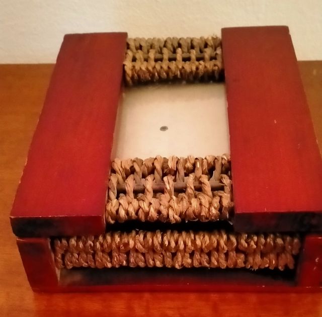 Scatole legno vintage portaoggett