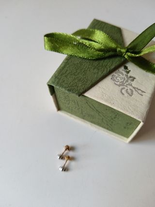 Pendientes bebé plata