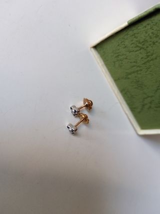 Pendientes bebé plata