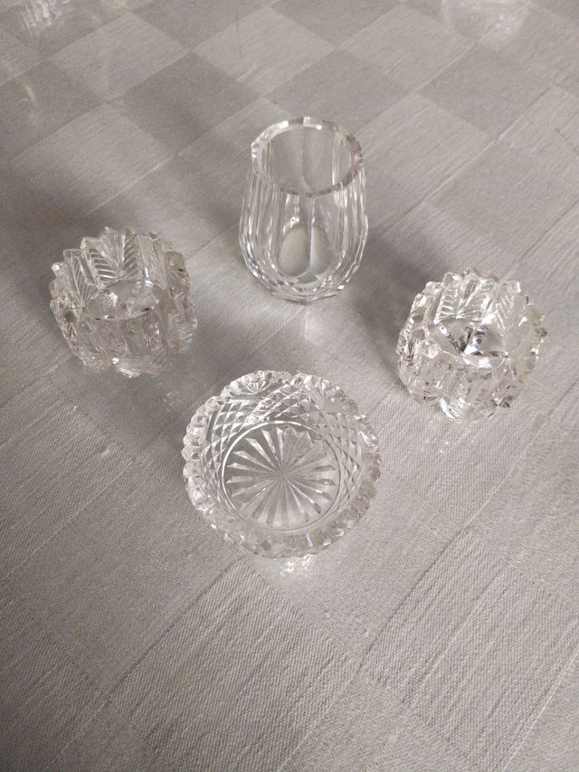 Juego de miniaturas cristal