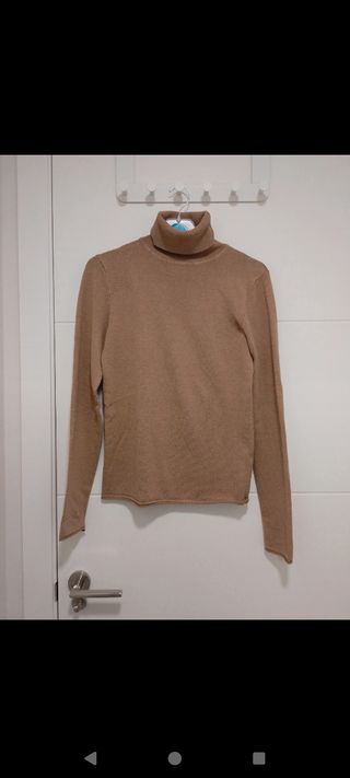 Jersey marrón Stradivarius talla S 