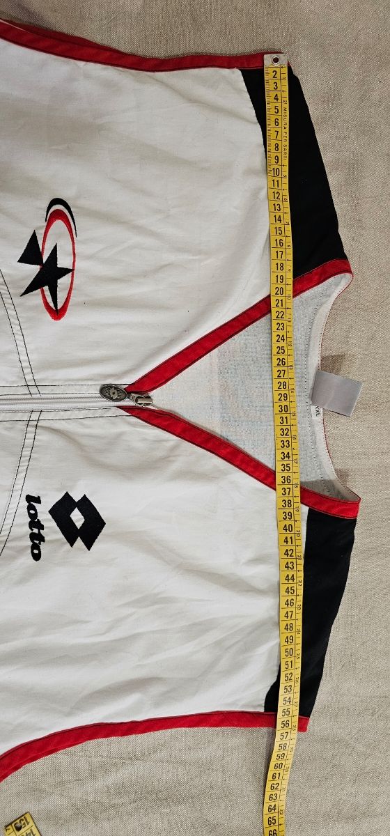 Gilet vintage Lotto anni '90 tricolore Rosso/bi/ve