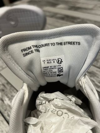 NUEVAS Zapatillas LACOSTE mujer