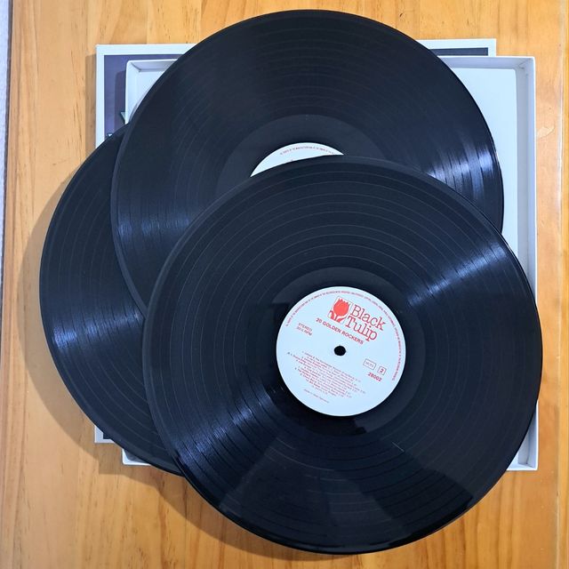 Caja de 3 vinilos grupos Rockers - Como nuevo