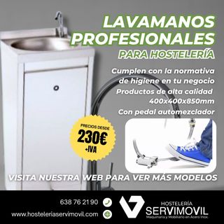 LAVAMANOS PROFESIONAL PARA HOSTELERIA