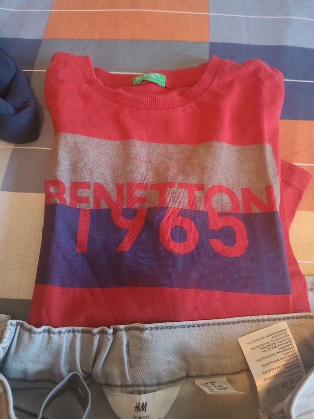 ROPA NIÑO MAYORAL-LOTE 2 pantalones/2 camisetas