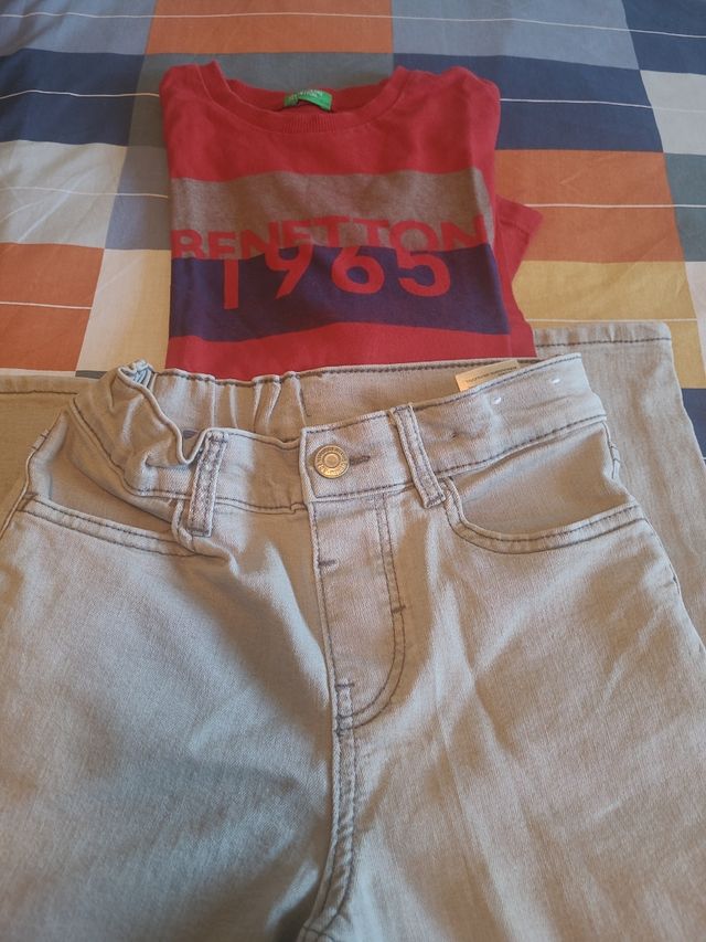 ROPA NIÑO MAYORAL-LOTE 2 pantalones/2 camisetas