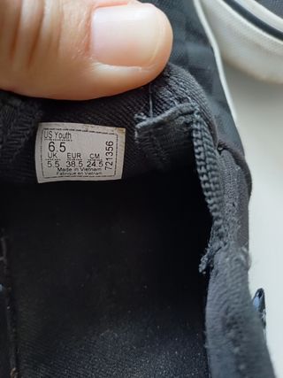 Zapatillas Vans Slip-on Negro 38,5