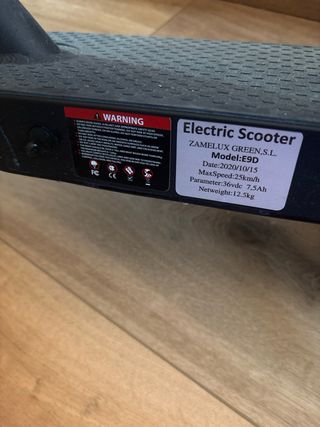 Patinete eléctrico ZWHEEL