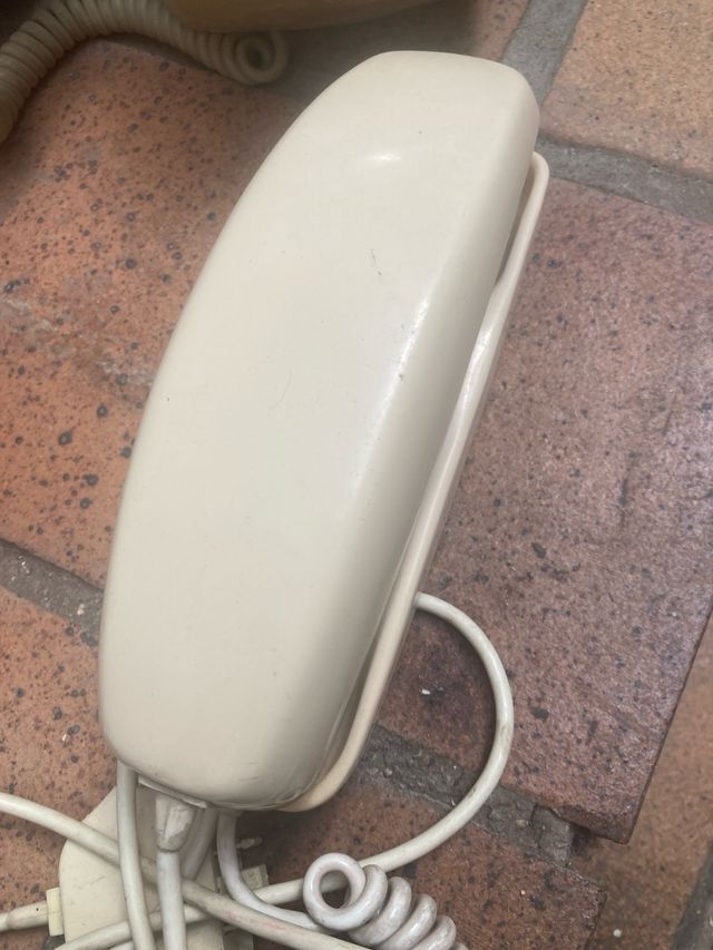 Teléfono antiguo Telefónica - Góndola - Beige