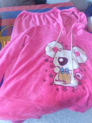Pijama rosa mujer - Talla única