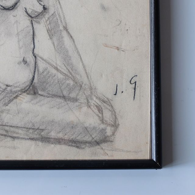 DIBUJO ANTIGUO CARBONCILLO