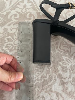 Sandalias tacón Zendra negras 40 y